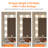 Vanity With Mirror And Lights, Adjustable Color/brightness, White Makeup Desk With 2 Drawers And Stool For Bedroom, Bathroom, Makeup Room-2061981848