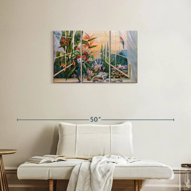 Lilie Window, 20" H x 33" W