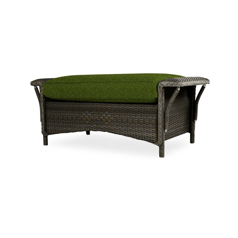 Nantucket Outdoor Ottoman, Beach Natural, Mink