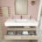 Alysa 48" Wall-Mounted Single Bathroom Vanity Set-71095604