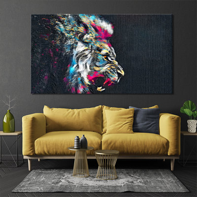 The Lions Roar - Wrapped Canvas Art Prints