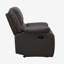 Izak 35" Transitional Glider Chenille Fabric Reclining Chair with Gentle Gliding Motion & Tab Pull Recline-2075891623