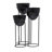 3-Piece Iron Cachepot Set