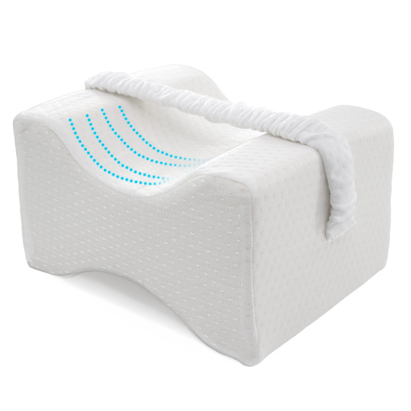 Ergonomic Memory Foam Wedge Pillow for Side Sleepers