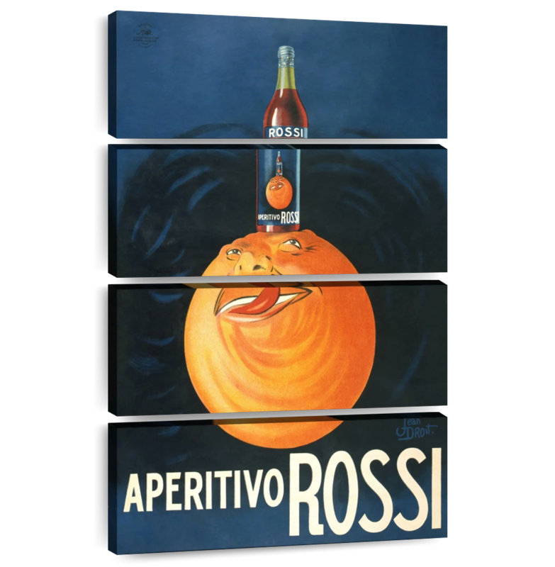 Apéritif Rossi, H 63 po x l 45 po