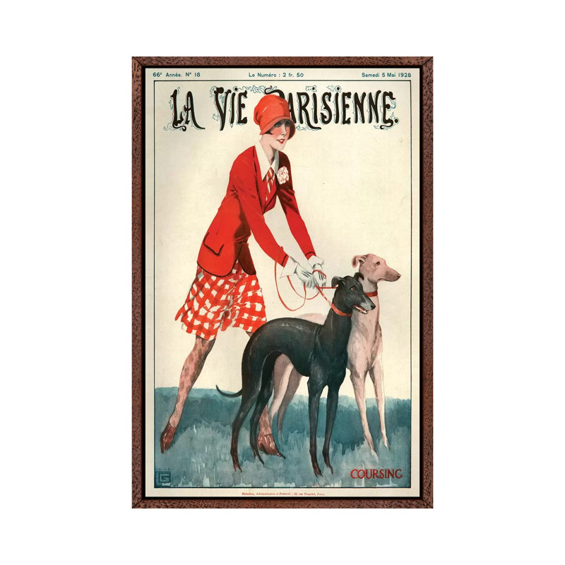 1928 La Vie Parisienne Magazine Cover by Georges Leonnec - Gallery-Wrapped Canvas Giclée on Canvas, 66.04 cm H x 45.72 cm W