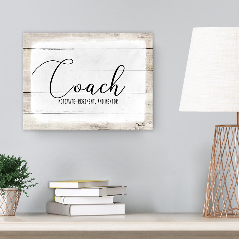 " Coach " by Olivia Rose, 30" H x 40" W x 1.5" D