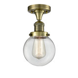 Araujo Glass Semi Flush Mount