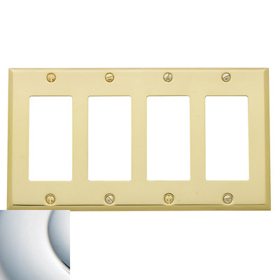 4-Gang Rocker Wall Plate
