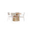 Taniya 4 - Person Patio Dining Set with Round Table-1196952256