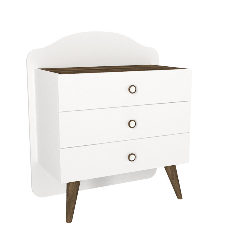 Lyme 3 - Drawer Rectangle Accent Chest