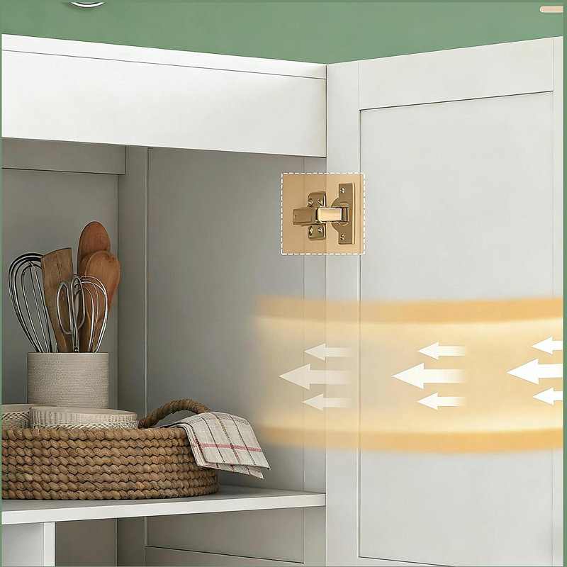 Armoire haute, armoire de rangement de salle de bain, garde-manger de cuisine