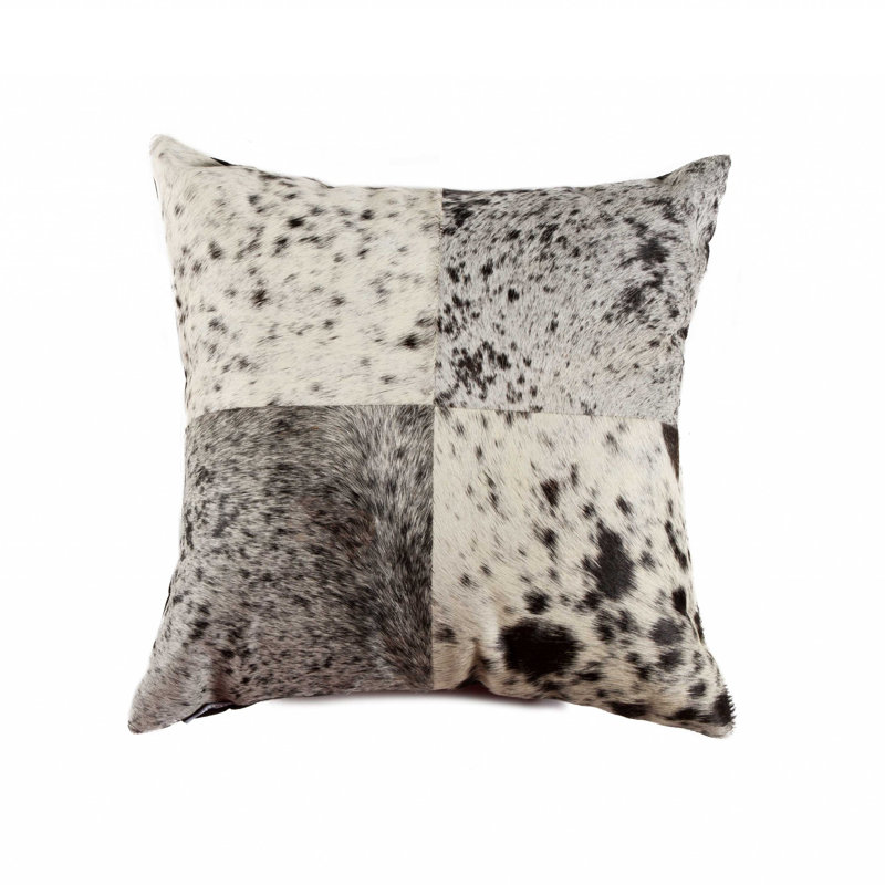  Coussin Salt and Pepper, Gris / Blanc