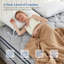 Matelas hybride moyen 10/12/14 avec mousse viscoélastique gélifiée et ressorts ensachés, isolement de mouvement et support de bord, certifié Certipur-US-1548254046-1548254034