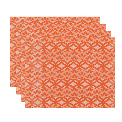 Aksel Polyester Geometric Rectangle Placemat
