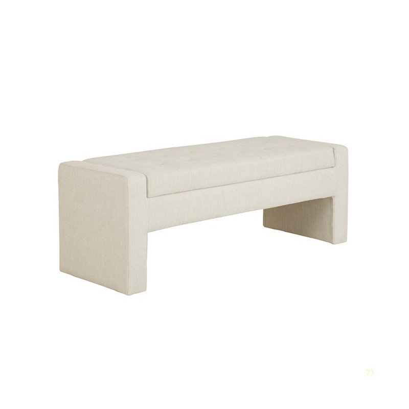 Banc de rangement à fermeture douce