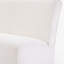 Causeuse en tissu 49 po Beige Boucle - coussin éponge 25D, pieds brun clair, canapé moderne pour le salon