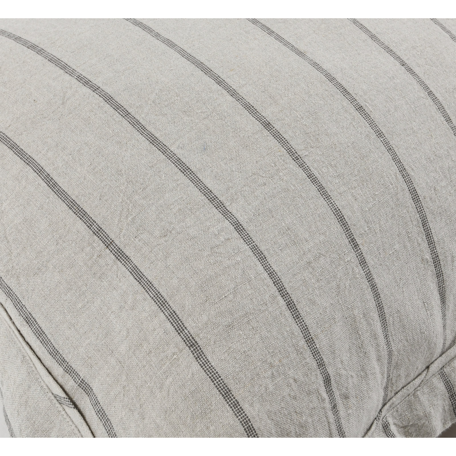 Keegan Belgian Flax Linen Sham Set, King, Natural