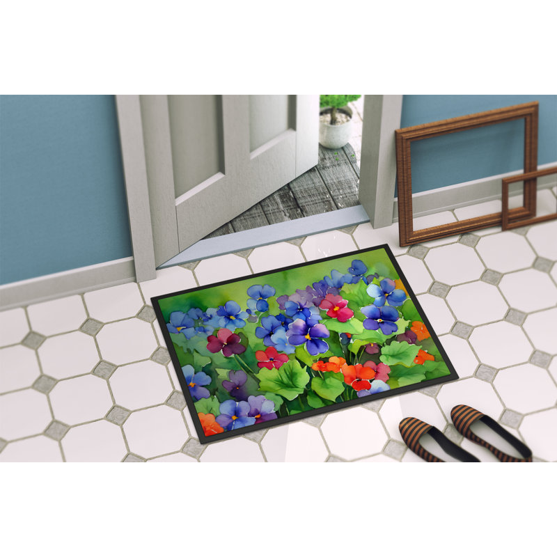 Holubice Non-Slip Doormat, 18" W x 27" L