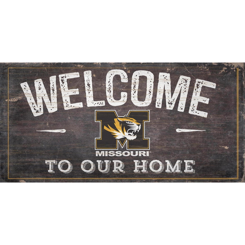 Décoration murale ncaa welcome, Tigers de Missouri