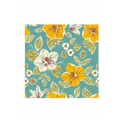«Floral Retro Floral Dreams I», reproduction d'art rétro sans cadre