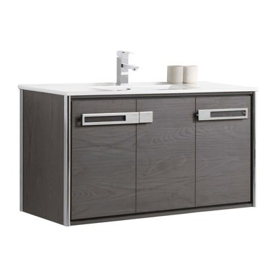 Meuble-lavabo simple l 42 po x P 18,31 po x H 23,25 po
