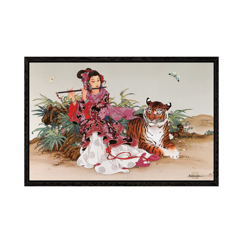 Immortal Melody - Painting on Canvas, Black Framed, 66.04 cm H x 45.72 cm W