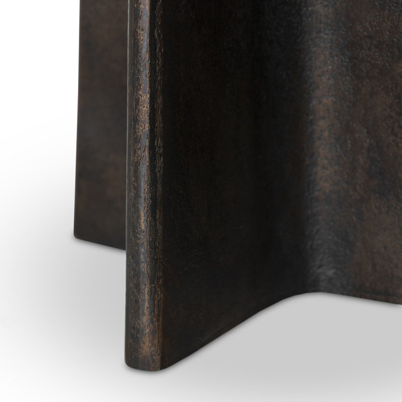 REMO End Table, Bronze
