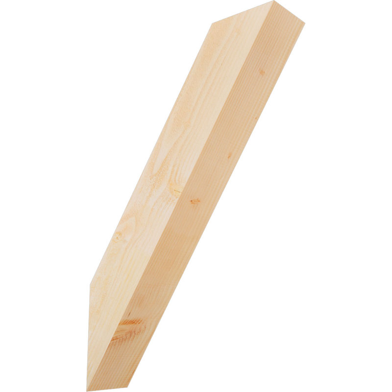 Attelle de genou traditionnelle, Douglas (sciage brut), H 36 po x l 6 po x P 24 po