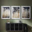 FLORAL Series CDXVI - Impression encadrée sur mesure de qualité supérieure - 3 pièces-298494141-298494113