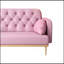 Canapé avec causeuse et motif tulipe-823696491