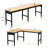 72 Inch 2-in-1 Convertible L-Shaped Workbench, 5000 LBS Heavy Duty Rubber Wood Work Table with Pegboard & Built-in Power Outlets, Adjustable Extended Garage Workshop Workstation-228590642