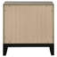 Table de chevet 2 tiroirs Watson taupe clair