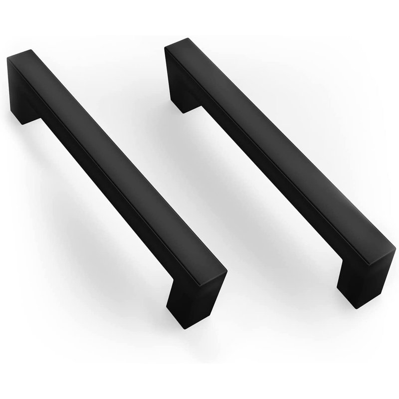 Mega Handles 35 Pack 5.5 in Square Cabinet Handle Pulls I Ideal for Kitchen Drawer, Door Cupboard I Hardware for Cabinets
