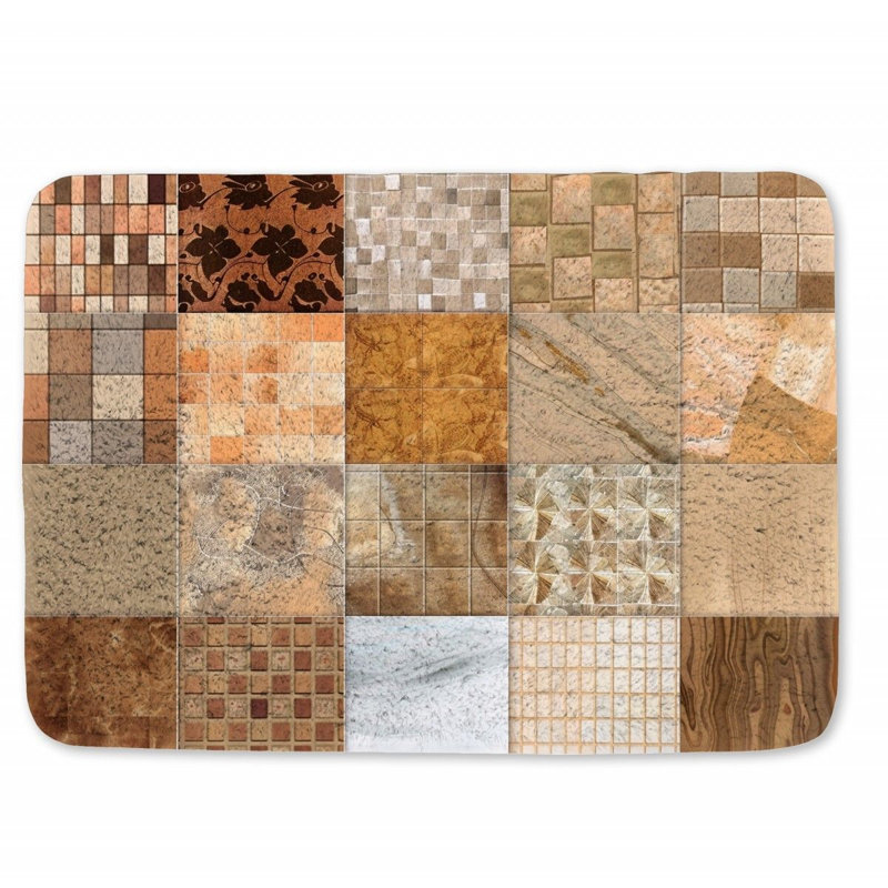 Tapis de bain Chulai, L 17 po x L 24 po