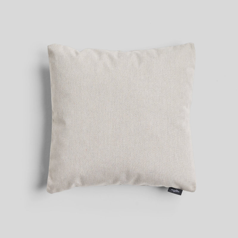 Coussin décoratif intérieur / extérieur Sunbrella®, Cendre, H 20 po x l 20 po, Carré