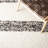 Abbee Natura Hand Woven Wool/Cotton Southwestern Rug in Ivory/Black-1094363113