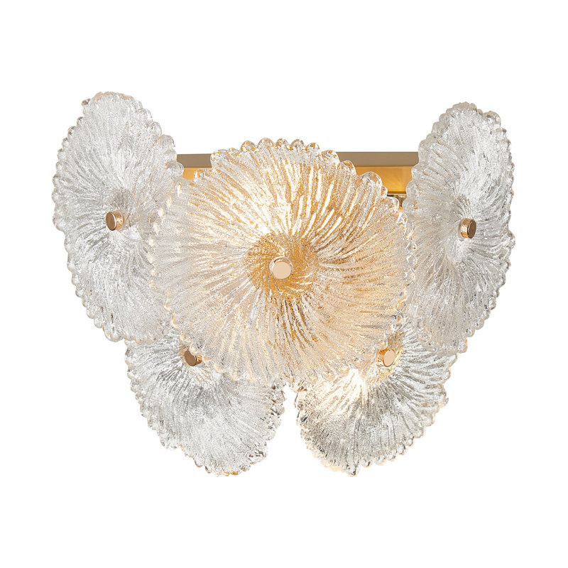 Bloom - 2-Light Wall Sconce - Brass