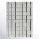 Leyla Rectangle Geometric Machine Woven Polypropylene Indoor / Outdoor Area Rug in Navy Blue/Gray