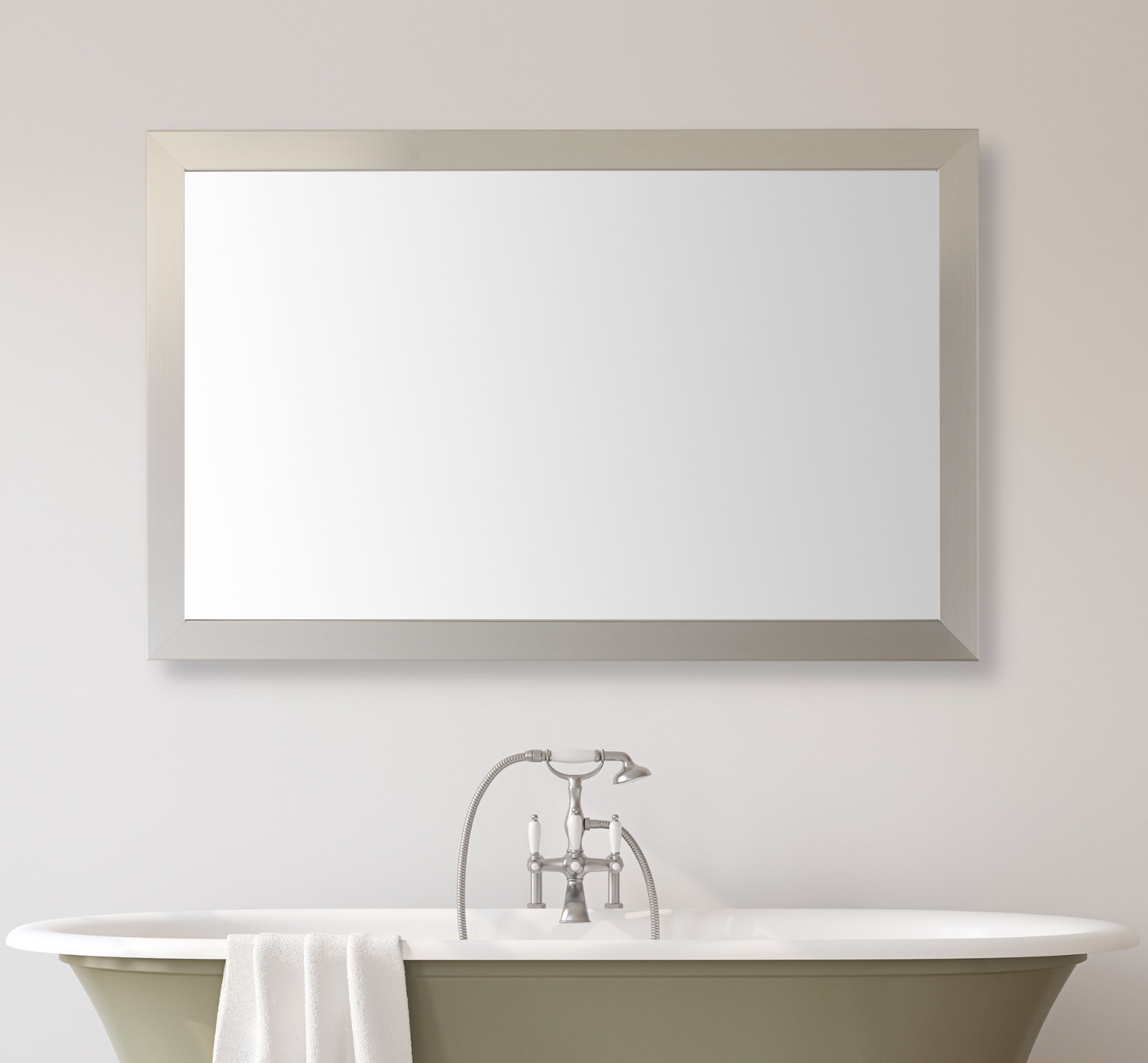 White Tabletop Vanity Mirror - Victoria Range