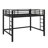 Elevated Loft Bed Featuring Sturdy Guardrails And User-Friendly Ladder