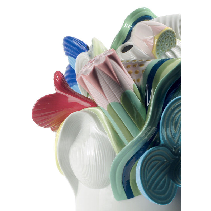 Vase de table Naturofantastic 16,14 po, Multicolore