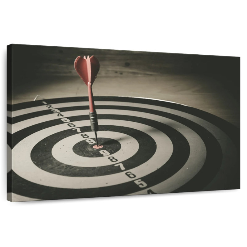 Senne Bullseye Target Dart, 16" H x 24" W