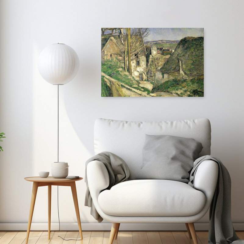 The House Of The Hanged Man, Auvers-Sur-Oise, 1873 Impressionist Abstract Contemporary Autumn Tree Wall Art Print