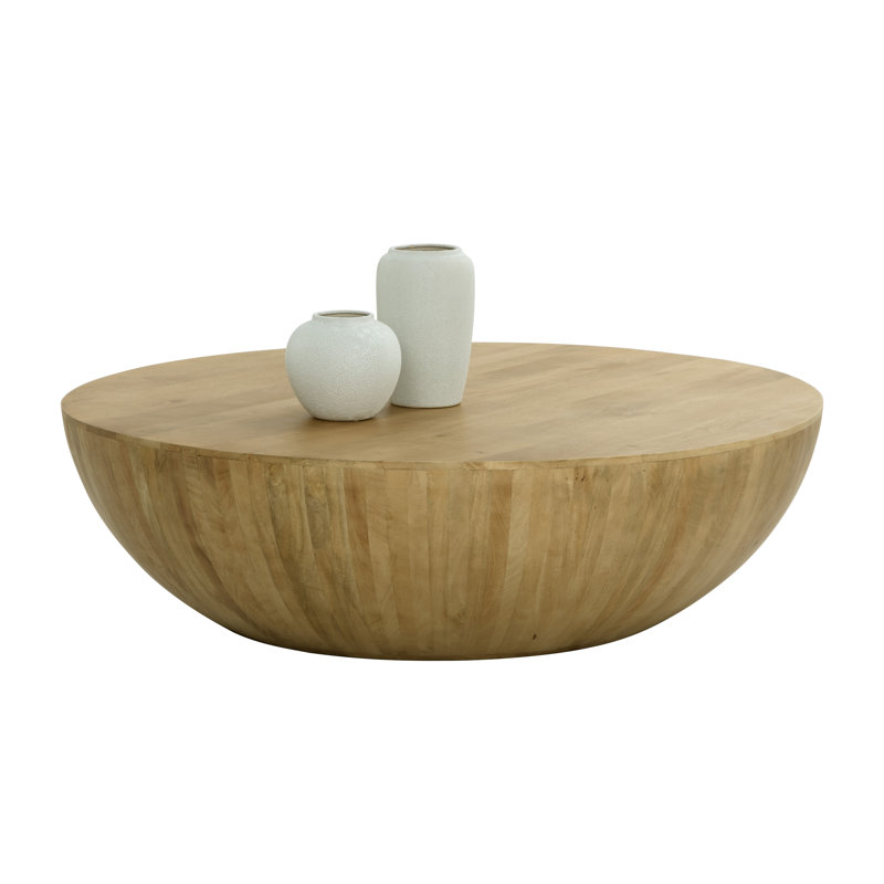 KINSLEY COFFEE TABLE - LARGE - RUSTIC MANGO - Brown