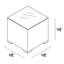 Arden Outdoor Square Side Table