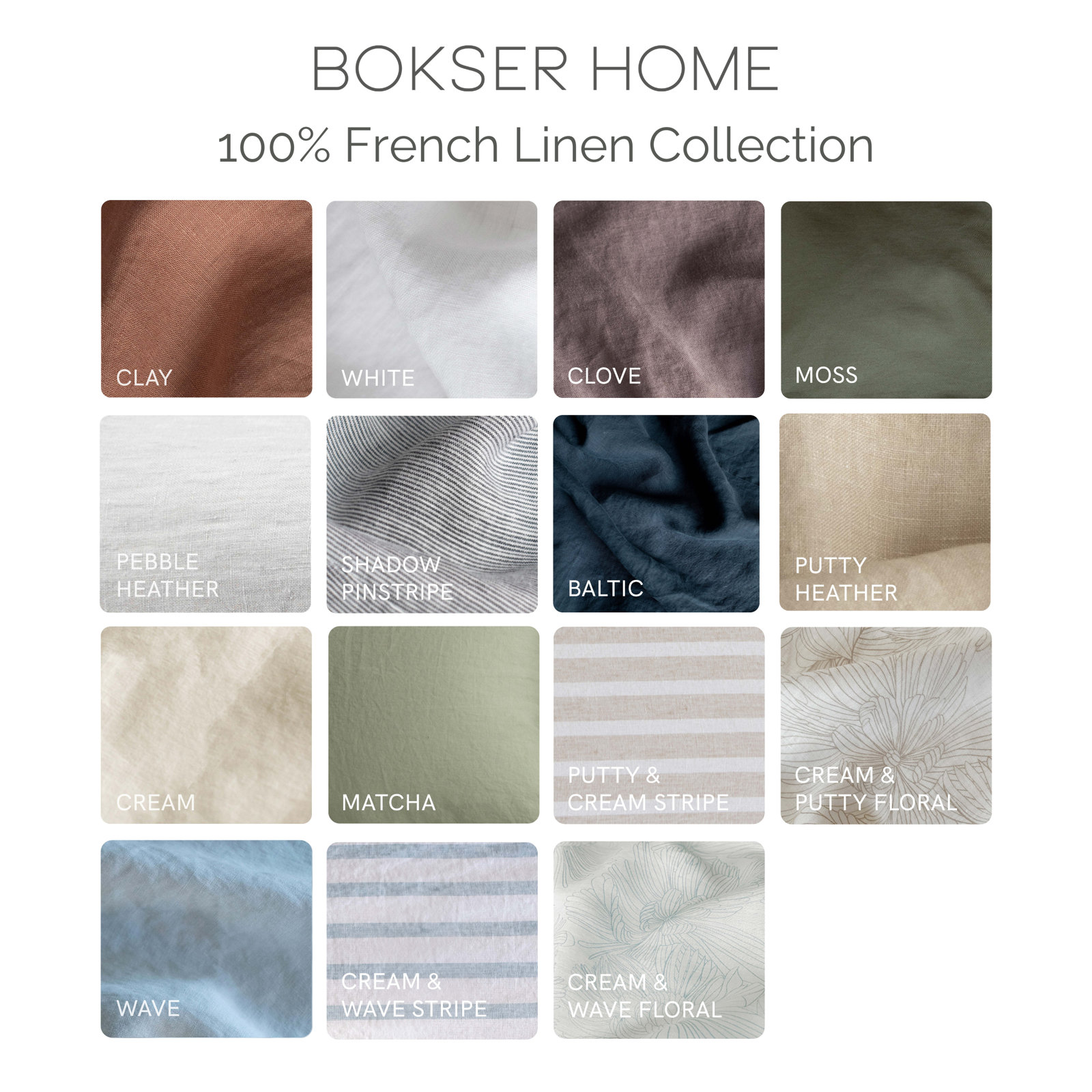 French Linen Box Stitch Quilted Sham Set, King, Baltic