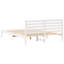 With Headboard White Solid Pine Wood-55081084