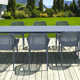 Farrah 39.37'' Rectangular 8 - Person Outdoor Dining Set