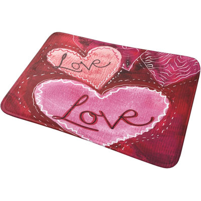 Paillasson Red Love Heart